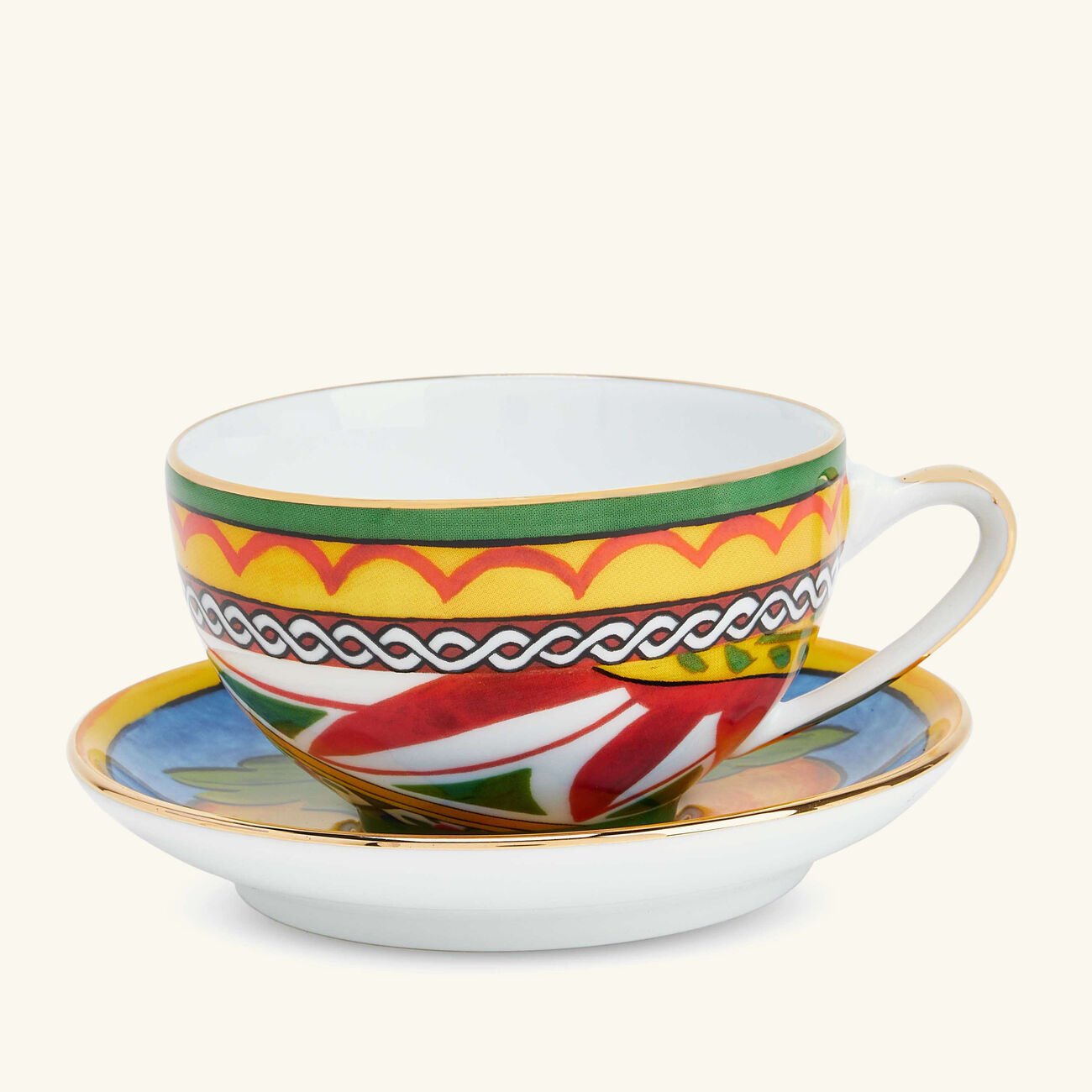 Carretto Lemon Tea Set dolce gabbana casa carretto lemon tea set