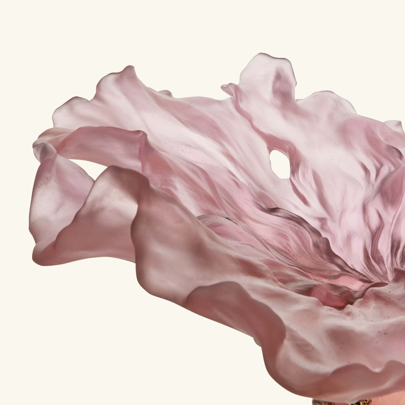 daum poetic by tamara ralph centerpiece pink limited edition