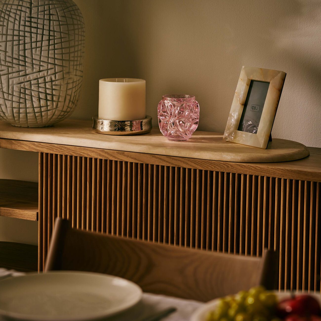 لاليك مزهرية توربيون صغيرة جدًا وردية