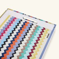 Riverbero Tray Rectangluar Large Multicolor missoni home riverbero tray rectangluar large multicolor