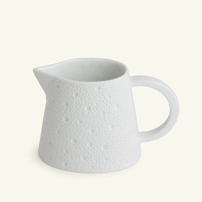 bernardaud ecume milk pitcher white
