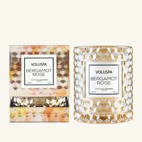 Bergamot Rose Cloche Candle voluspa bergamot rose cloche candle