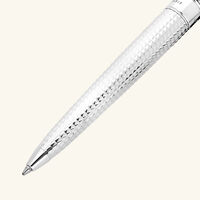 st dupont eternity ballpoint pen silver