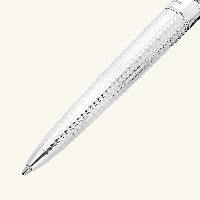 st dupont eternity ballpoint pen silver