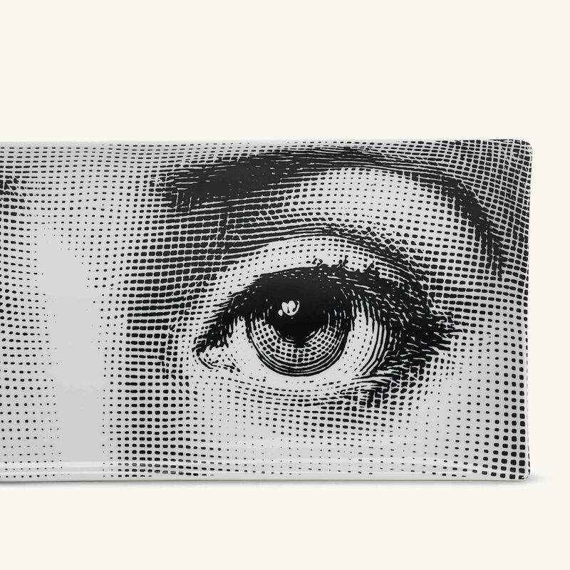 Occhi Tray Rectangular Small Grey fornasetti occhi tray rectangular small grey