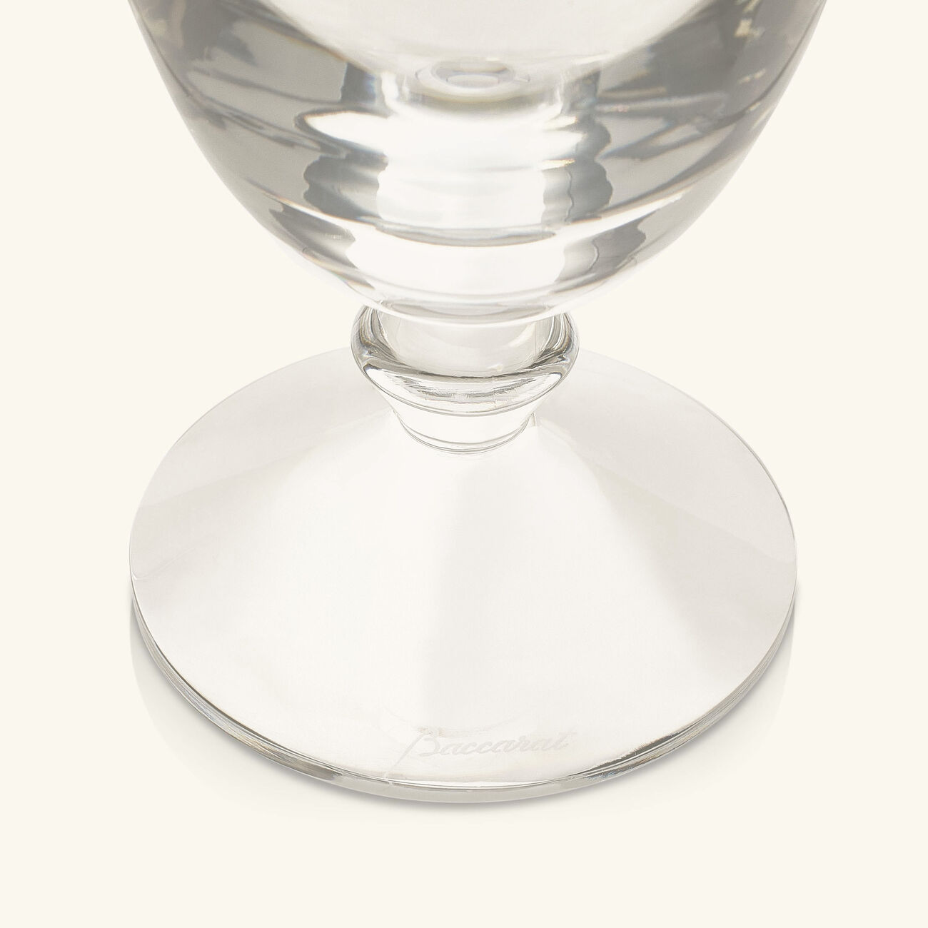 baccarat vega wine glass clear set of 2