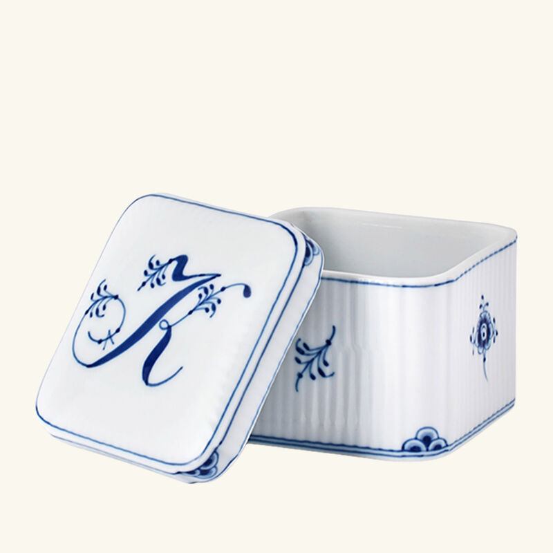 Alphabet Collection K Bonbonniere Box White royal copenhagen alphabet collection k bonbonniere box white