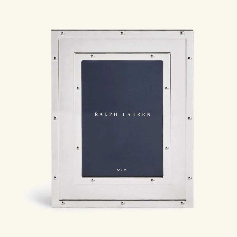 Bleecker Picture Frame Silver Plated 12x17cm ralph lauren home bleecker picture frame silver plated 12x17cm