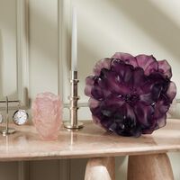 دوم مزهرية كاميليا متوسطة وردية