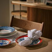 Lagon Dessert Plate Round Blue 21cm pinto paris lagon dessert plate round blue 21cm