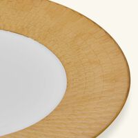 bernardaud twist dinner plate round gold 26cm