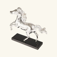 christofle lunar new year horse sculpture silver plated