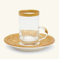 Taormina Arabic Tea Cup Gold villari taormina arabic tea cup gold