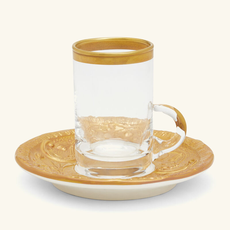 Taormina Arabic Tea Cup Gold villari taormina arabic tea cup gold