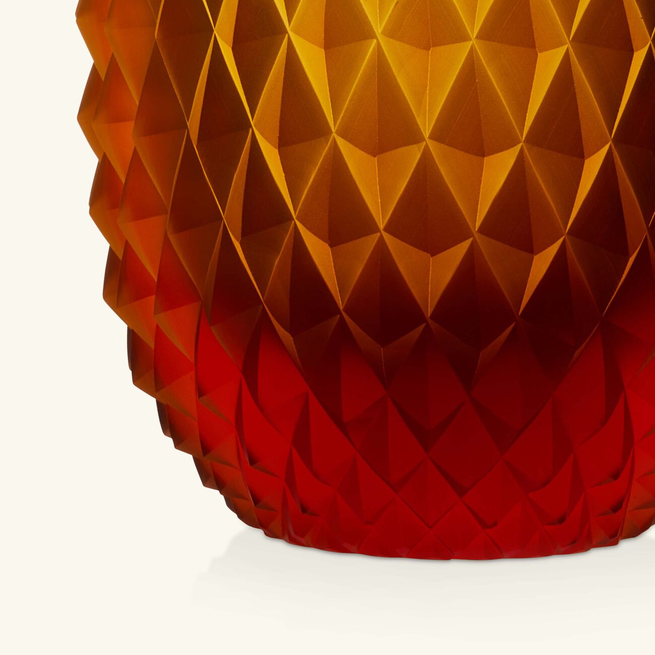 Heroine Coco Vase Round Large Amber ruckl heroine coco vase round large amber