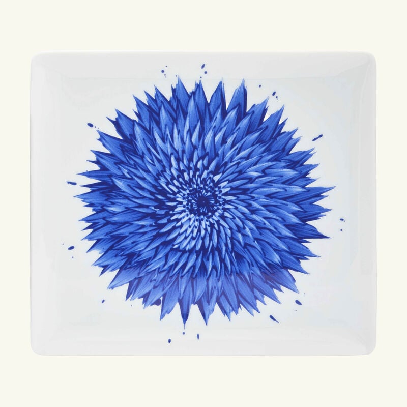 In Bloom Tray Blue bernardaud in bloom tray blue