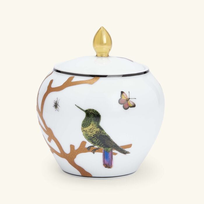 Aux Oiseaux Sugar Bowl Gold bernardaud aux oiseaux sugar bowl gold