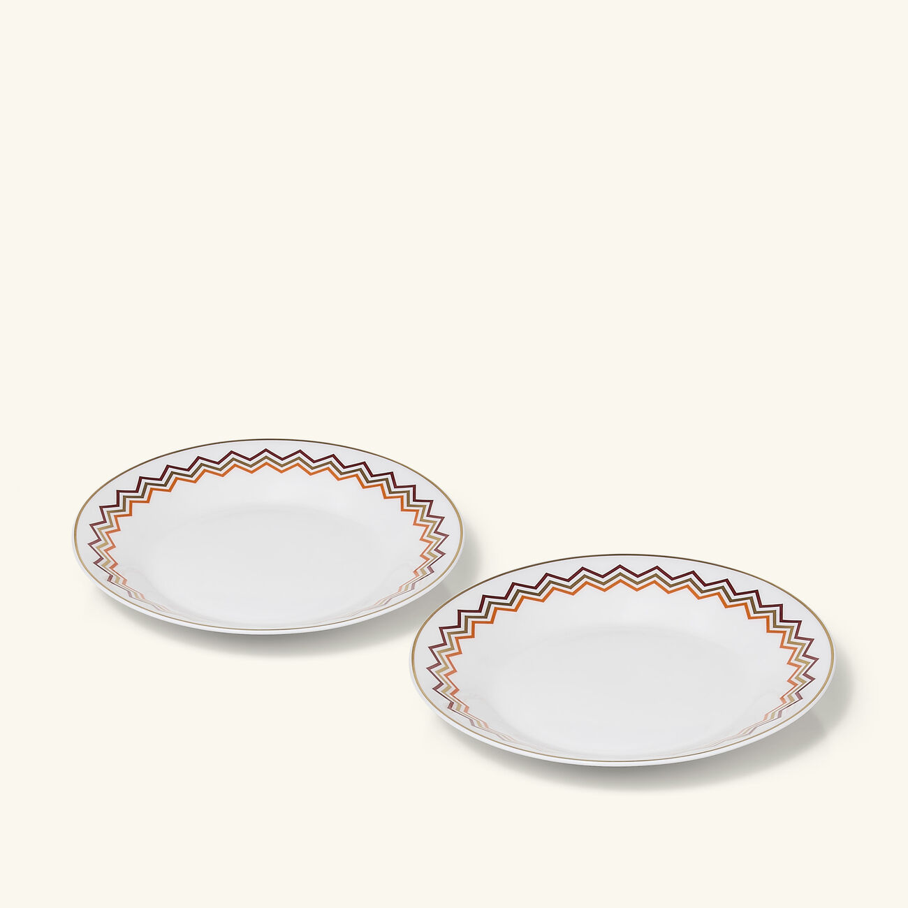 ICONIC Soup Plate 22cm Set of 2 missoni home iconic soup plate 22cm set of 2
