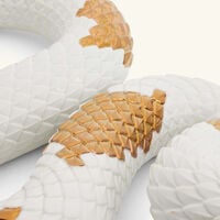 Copper Snake Sculpture Large Gold lladro copper snake sculpture large gold