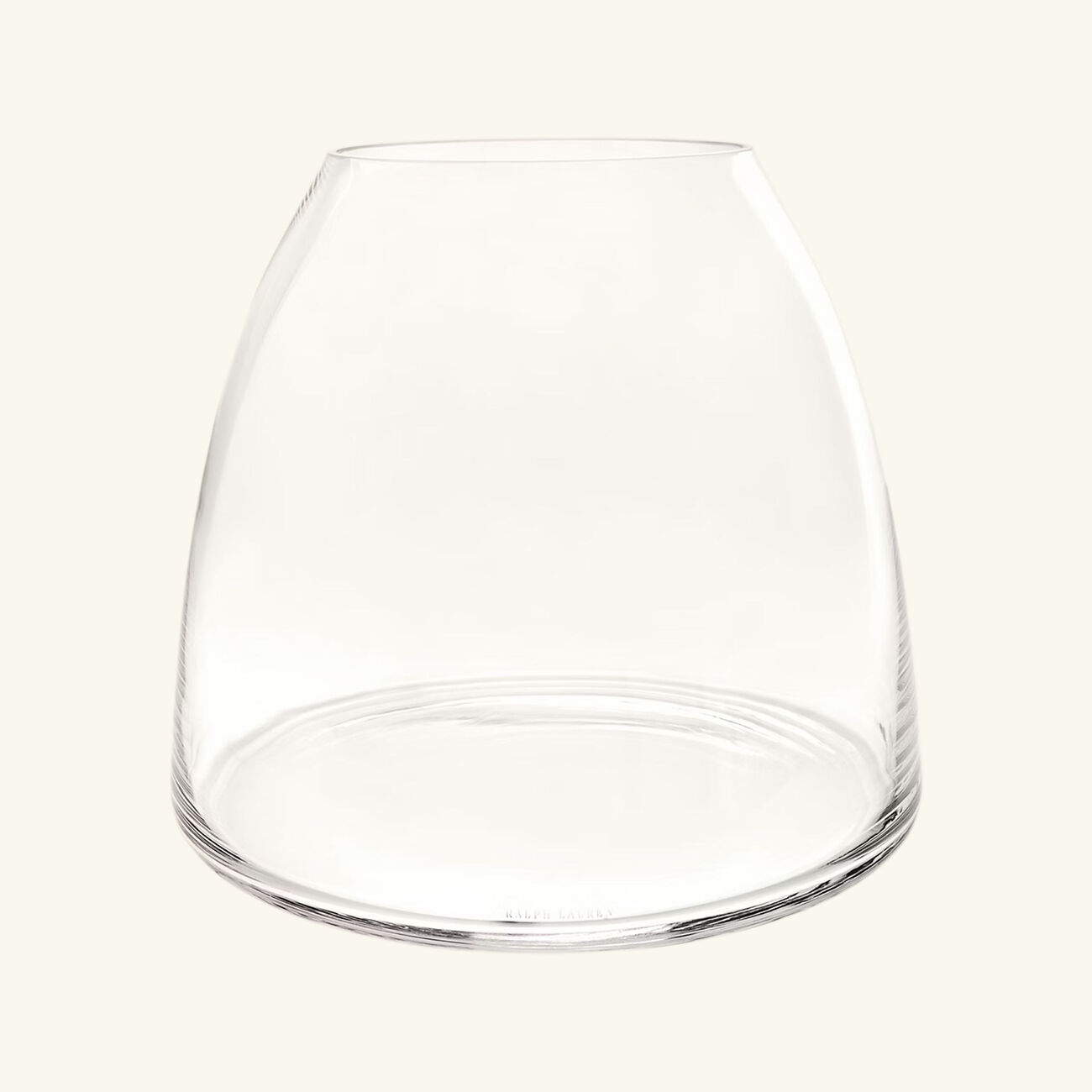Sloane Vase Round Small Clear ralph lauren home sloane vase round small clear