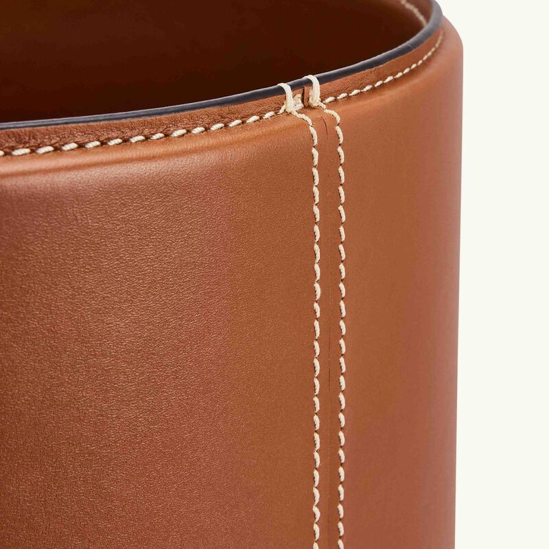 ralph lauren home brennan waste basket brown