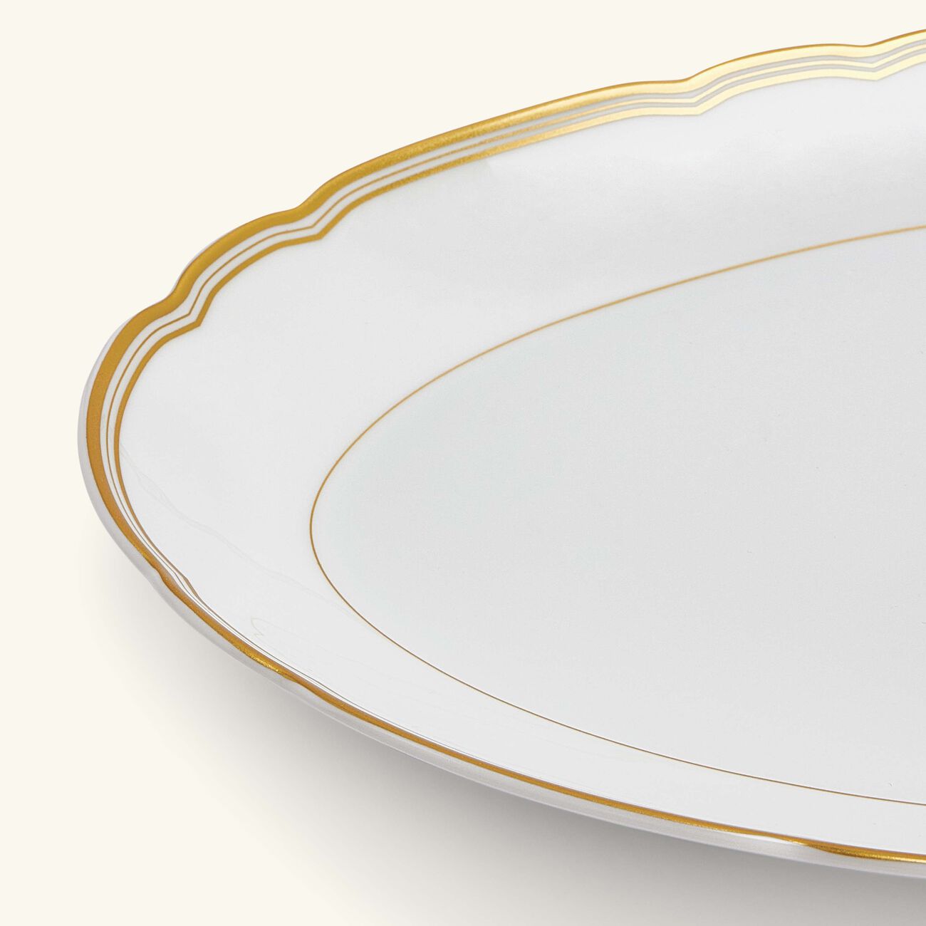 Pompadour Serving Platter Oval Gold 33cm bernardaud pompadour serving platter oval gold 33cm