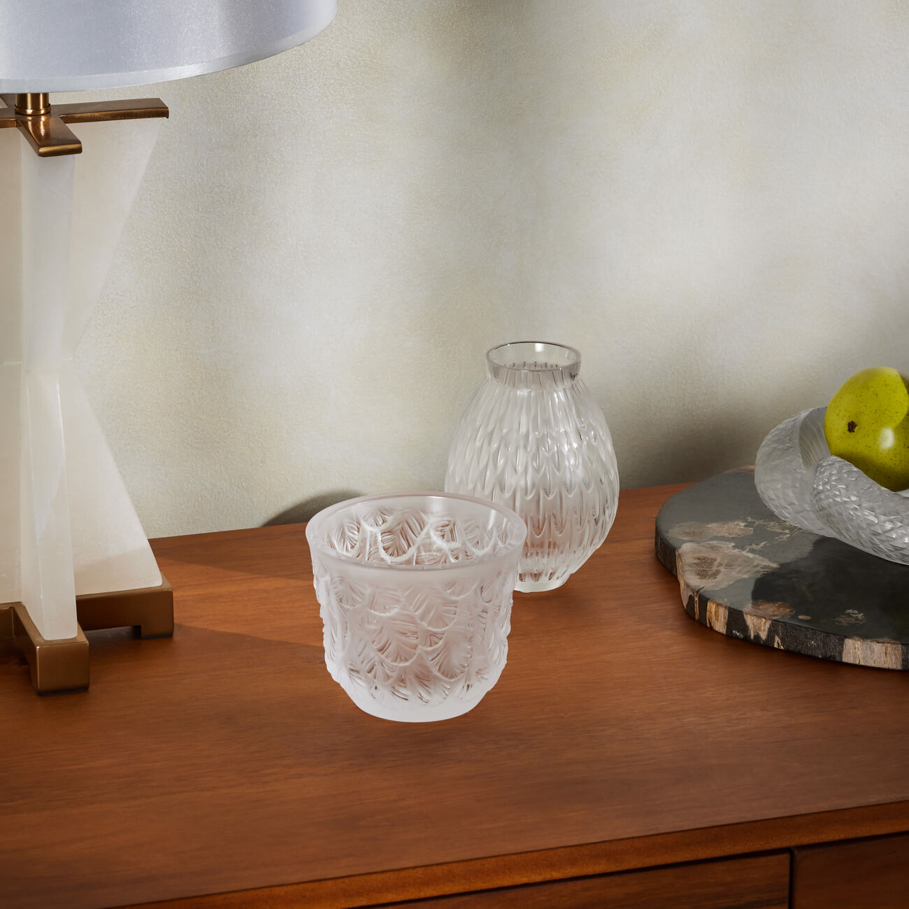 لاليك كوب الشموع جران دوك باللون الشفاف