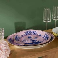 جينوري 1735 طبق التقديم أوريينتي إيتاليانو دائري وردي 31 سم