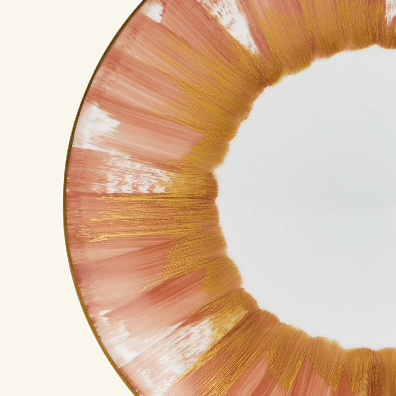 marie daage panache dessert plate round pink 21cm