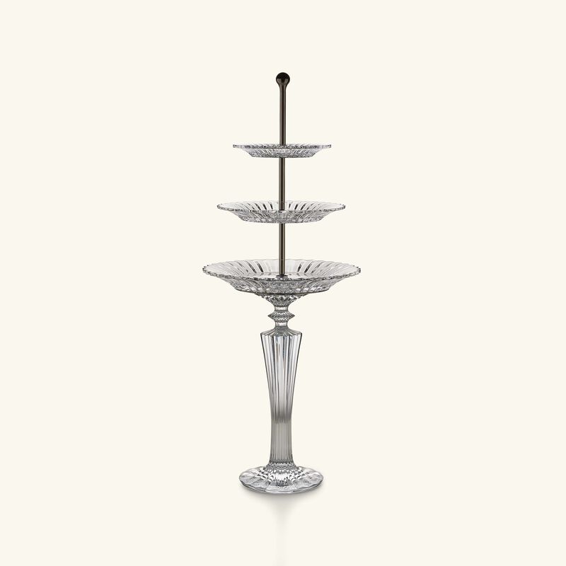 baccarat mille nuits cake stand clear