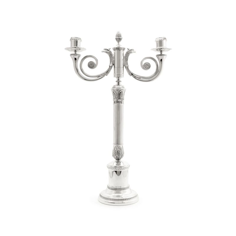 Malmaison Candelabra For Two Candles, large
