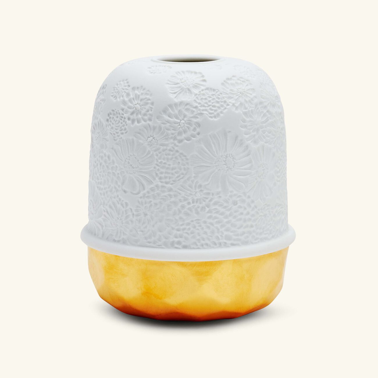 Zinnias Led Lamp Gold bernardaud zinnias led lamp gold