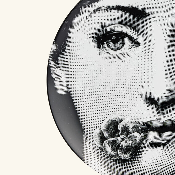 fornasetti tema e variazioni no 137 wall plate grey