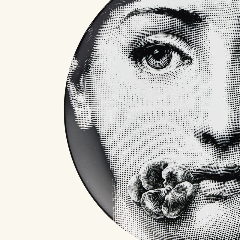 fornasetti tema e variazioni no 137 wall plate grey