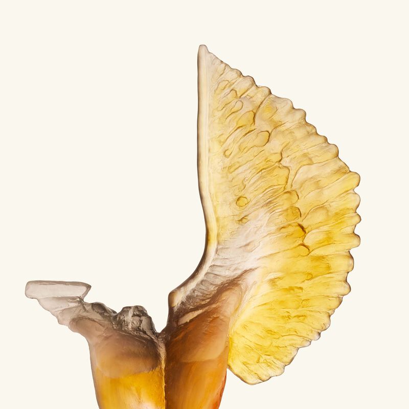 Ceyx Sculpture Medium Orange Limited Edition daum ceyx sculpture medium orange limited edition