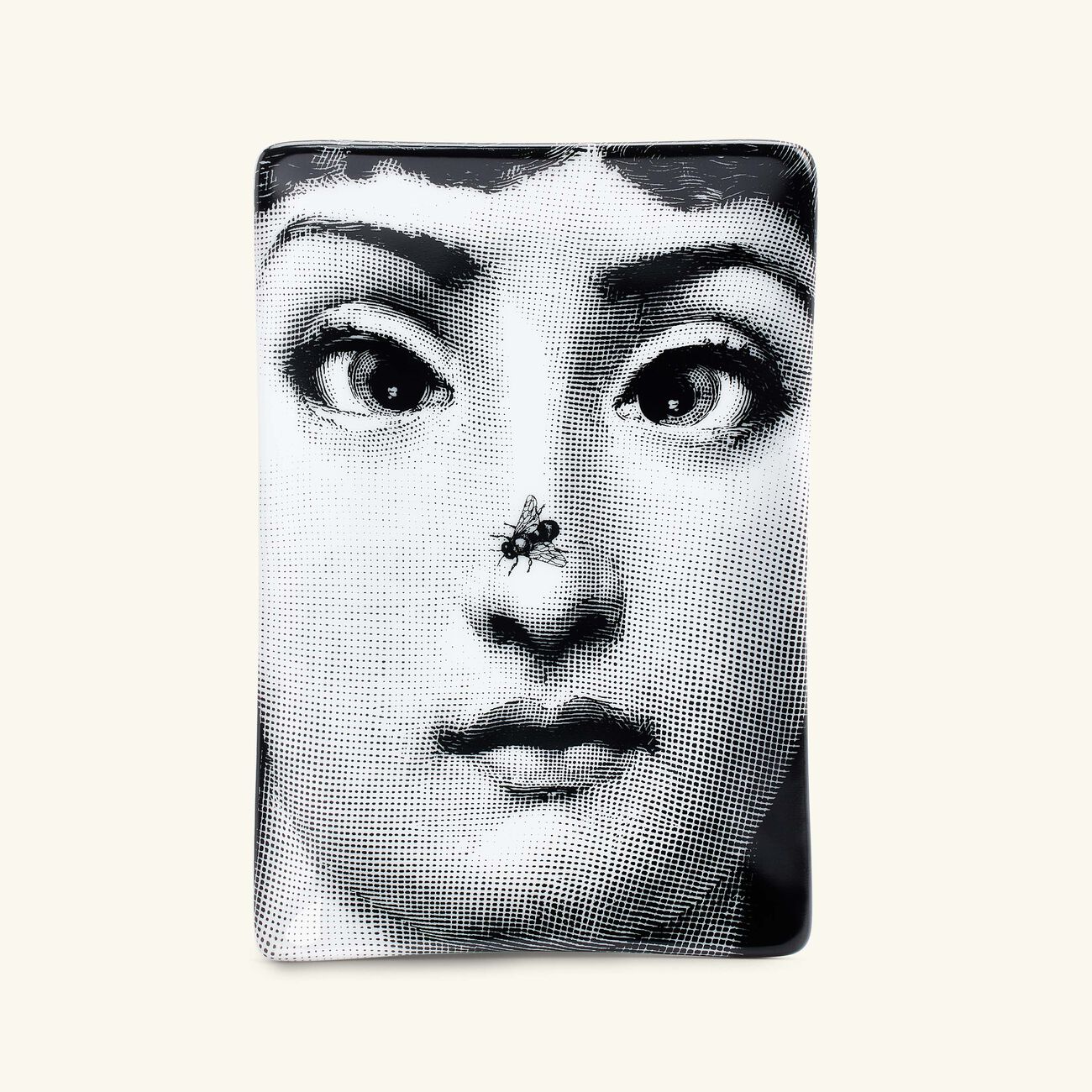 fornasetti tema e variazioni no 363 ashtray rectangular grey