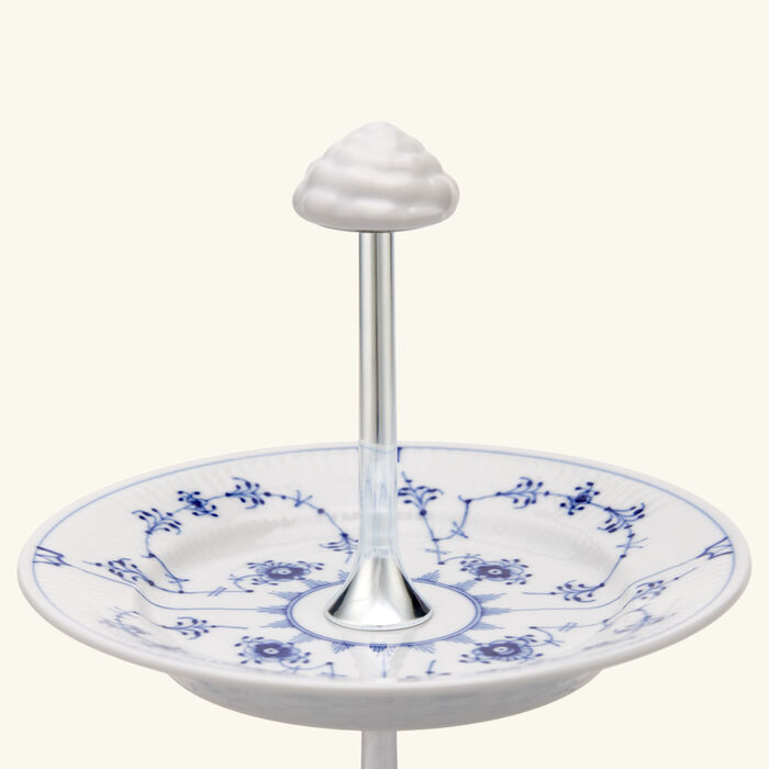Blue Fluted Plain 2 Tier Cake Stand White royal copenhagen blue fluted plain 2 tier cake stand white