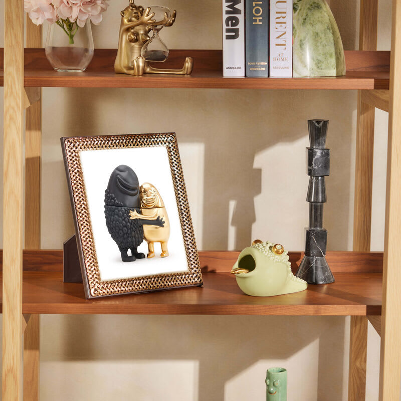 l objet braid picture frame gold 8x10cm