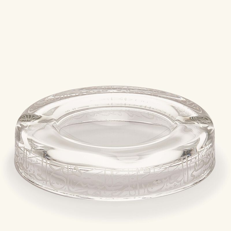 Thuluth Ashtray Round Clear dimlaj thuluth ashtray round clear