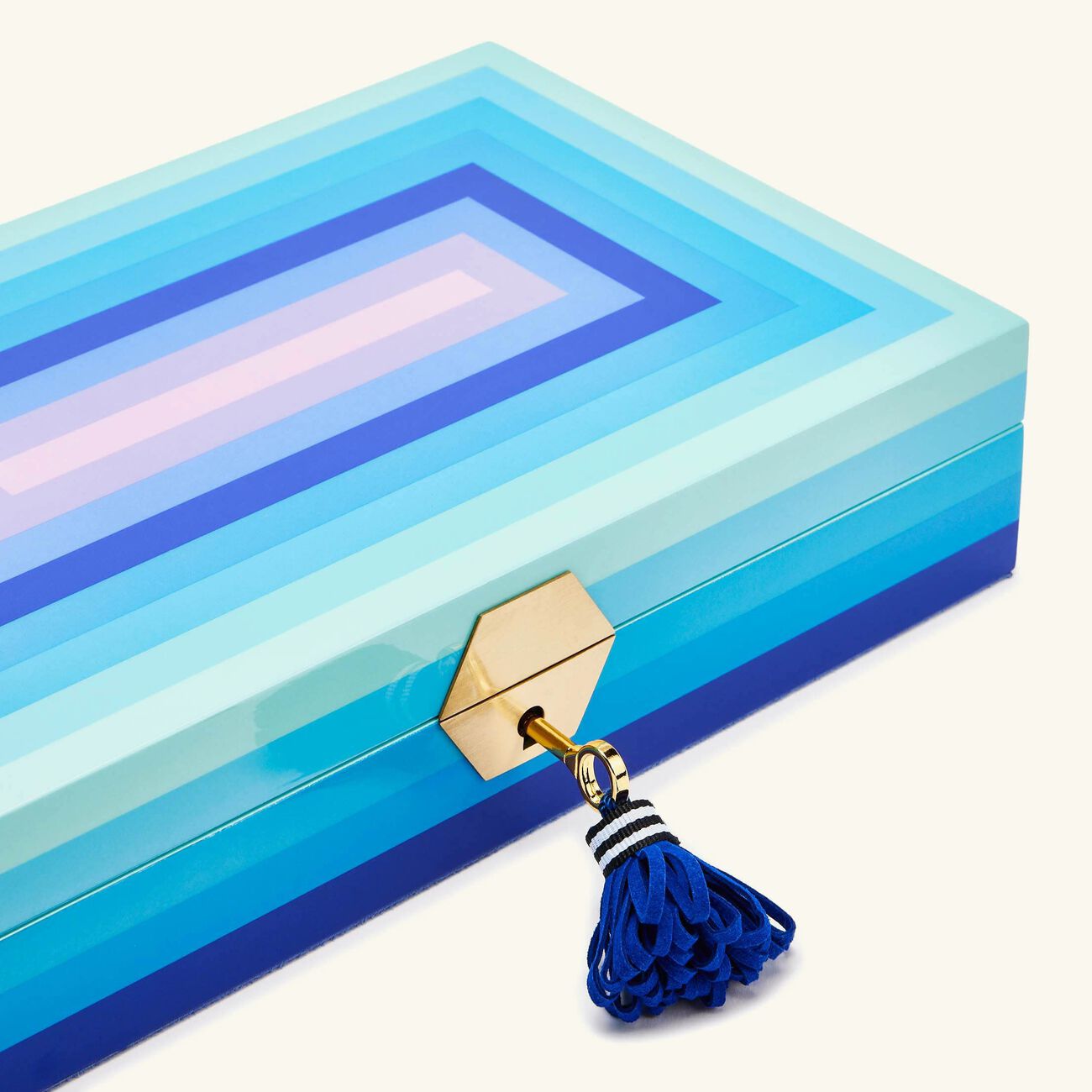 Scala Lacquer Jewelry Box Blue jonathan adler scala lacquer jewelry box blue