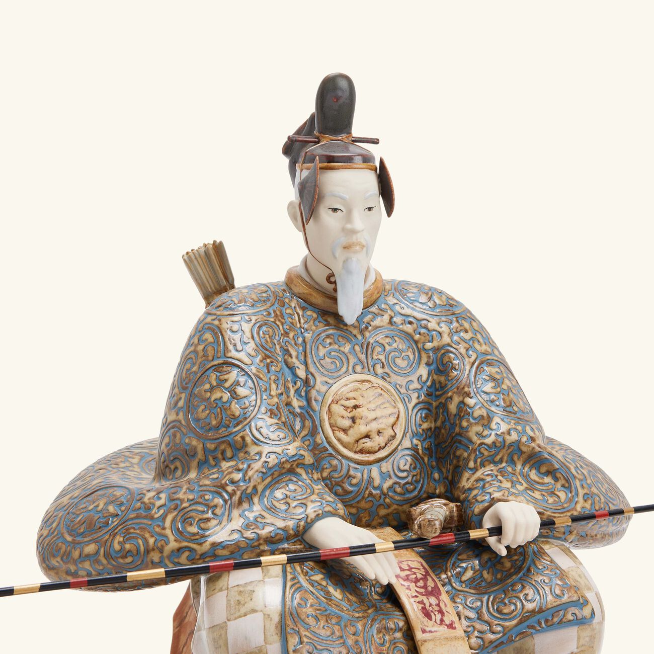 Japanese Nobleman II Sculpture Medium Brown Limited Edition lladro japanese nobleman ii sculpture medium brown limited edition