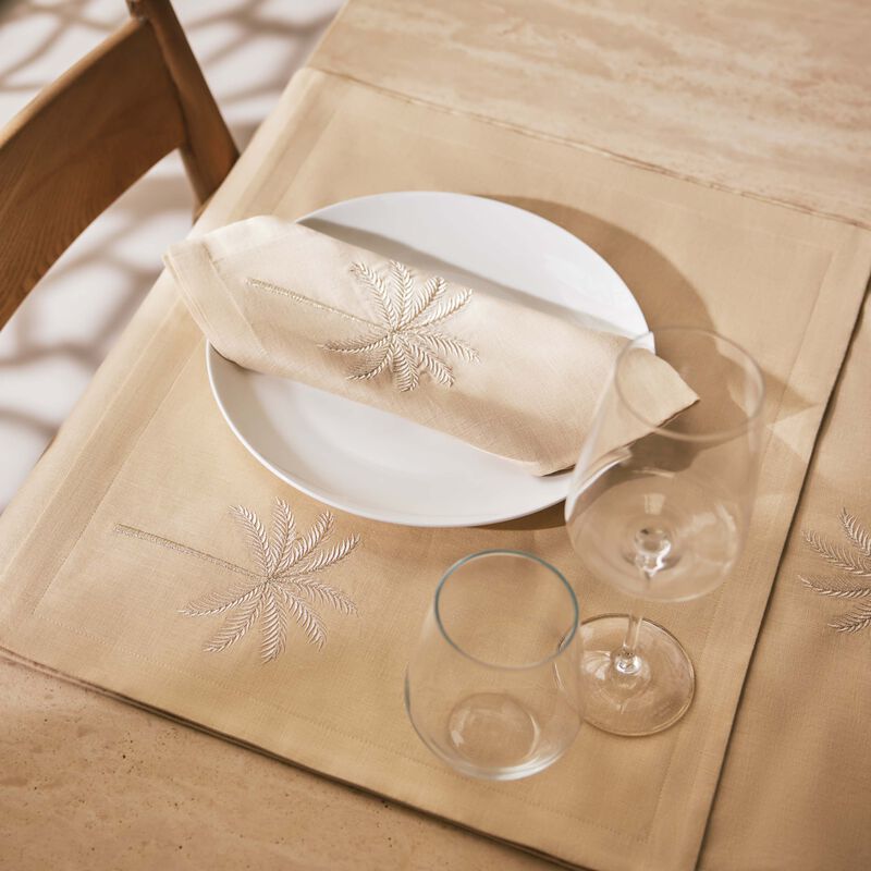 catherine denoual palm tree placemat brown