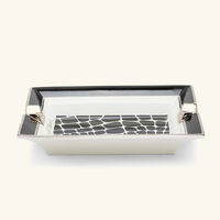 Crocodile Ashtray Rectangular Mini Black st dupont crocodile ashtray rectangular mini black