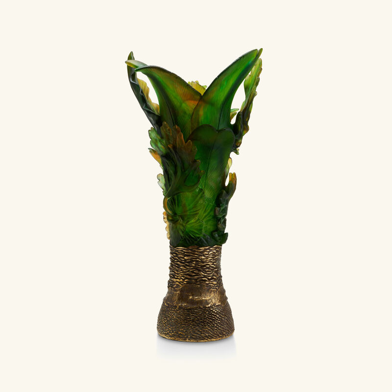 Borneo Magnum Vase Extra Large Green Limited Edition daum borneo magnum vase extra large green limited edition