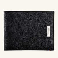 Line D Leather Wallet Black st dupont line d leather wallet black