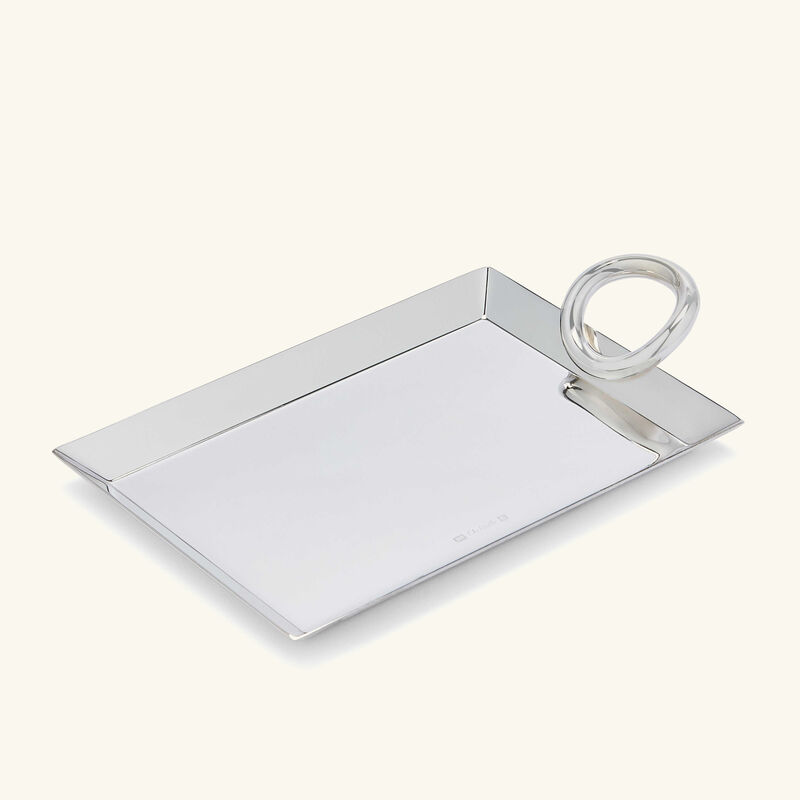 Vertigo Business Card Tray Silver Plated christofle vertigo business card tray silver plated