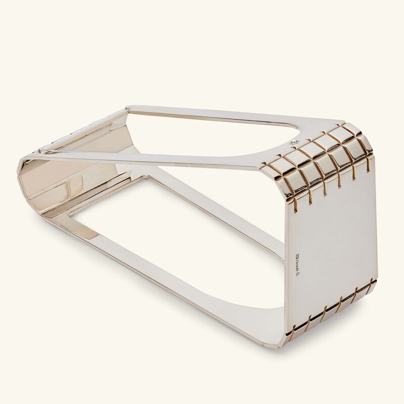 christofle graphik bottle stand silver plated