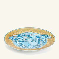 Medusa Amplified Blue Coin Charger Plate Round Blue 33cm versace medusa amplified blue coin charger plate round blue 33cm