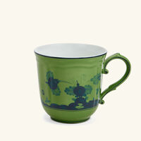 ginori 1735 oriente italiano malachite mug green
