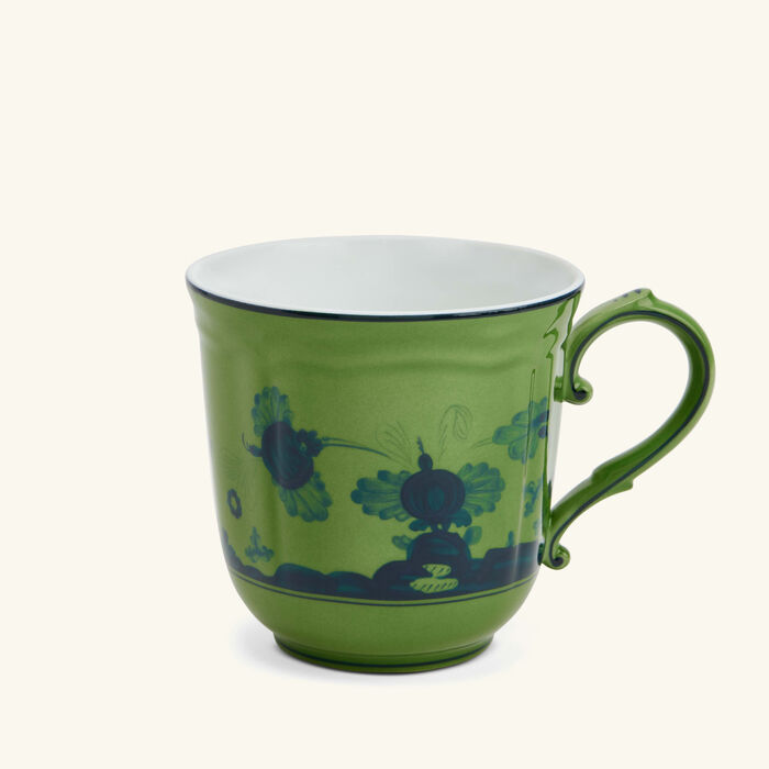 ginori 1735 oriente italiano malachite mug green